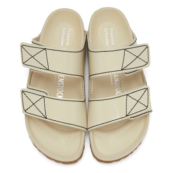 PROENZA SCHOULER Off-White Birkenstock Edition Arizona Slides - Picture 4 of 10